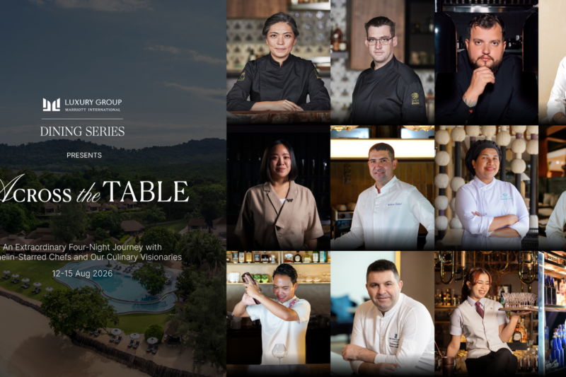 เดอะ นาคา ไอแลนด์ ภูเก็ต เปิดประสบการณ์ Fine Dining ระดับเวิลด์คลาส กับ “Across the Table” ต้อนรับเชฟมิชลินสตาร์และสุดยอดเชฟแถวหน้าของเอเชีย สู่ค่ำคืนแห่งรสชาติสุดเอ็กซ์คลูซีฟ