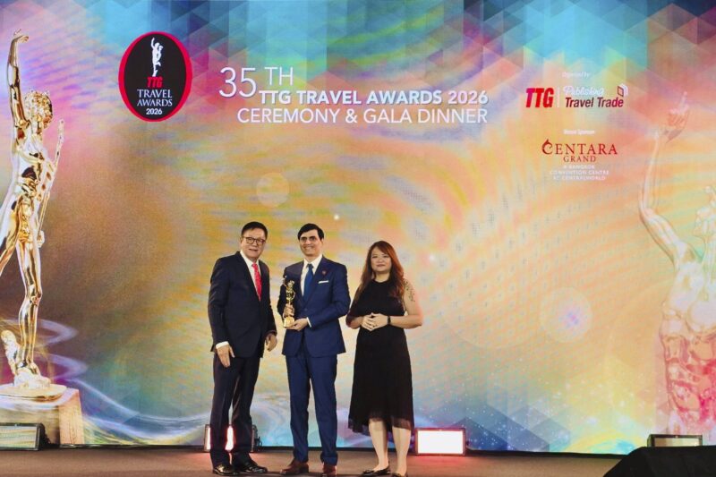 ออนิกซ์ ฮอสพิทาลิตี้ กรุ๊ป คว้ารางวัล Best Local Hotel Brand Thailand 2 ปีซ้อน จาก TTG Travel Awards 2026